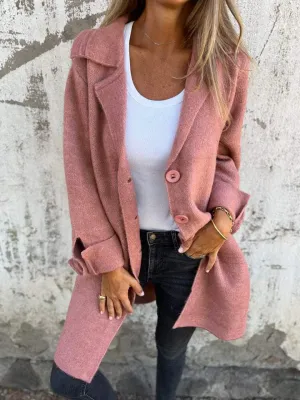 Anna  Casual Single-Breasted Coat