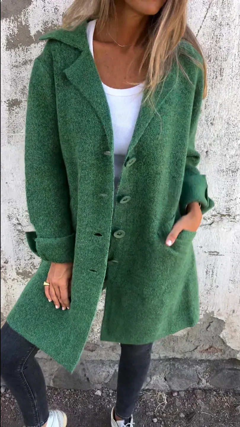 Anna  Casual Single-Breasted Coat