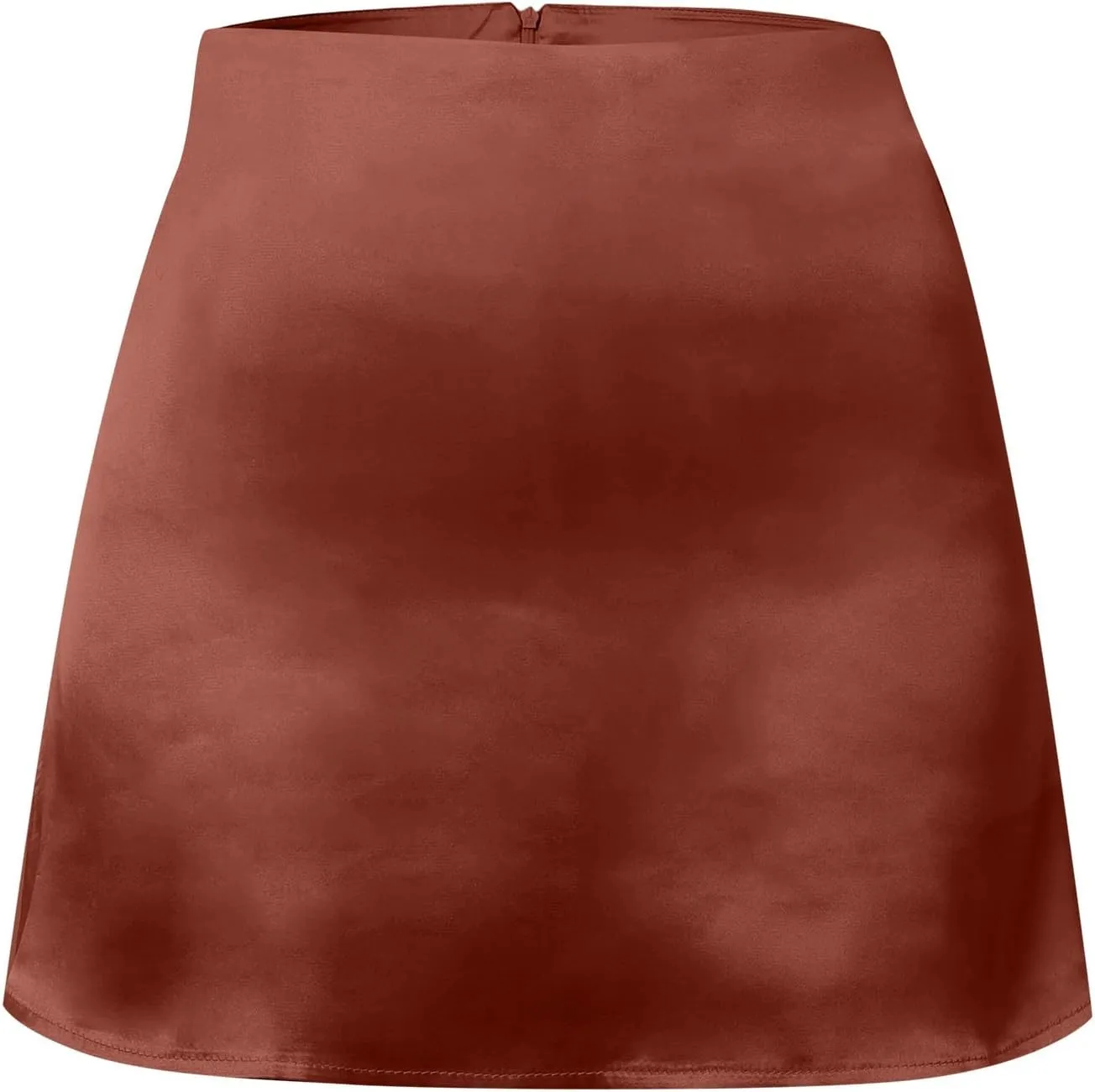 Bed Skirt Full Women's Mini A Line Skirt Skirt High Waist Zipper Satin Ribbon Lined Skirt Skirt Womens Vintage