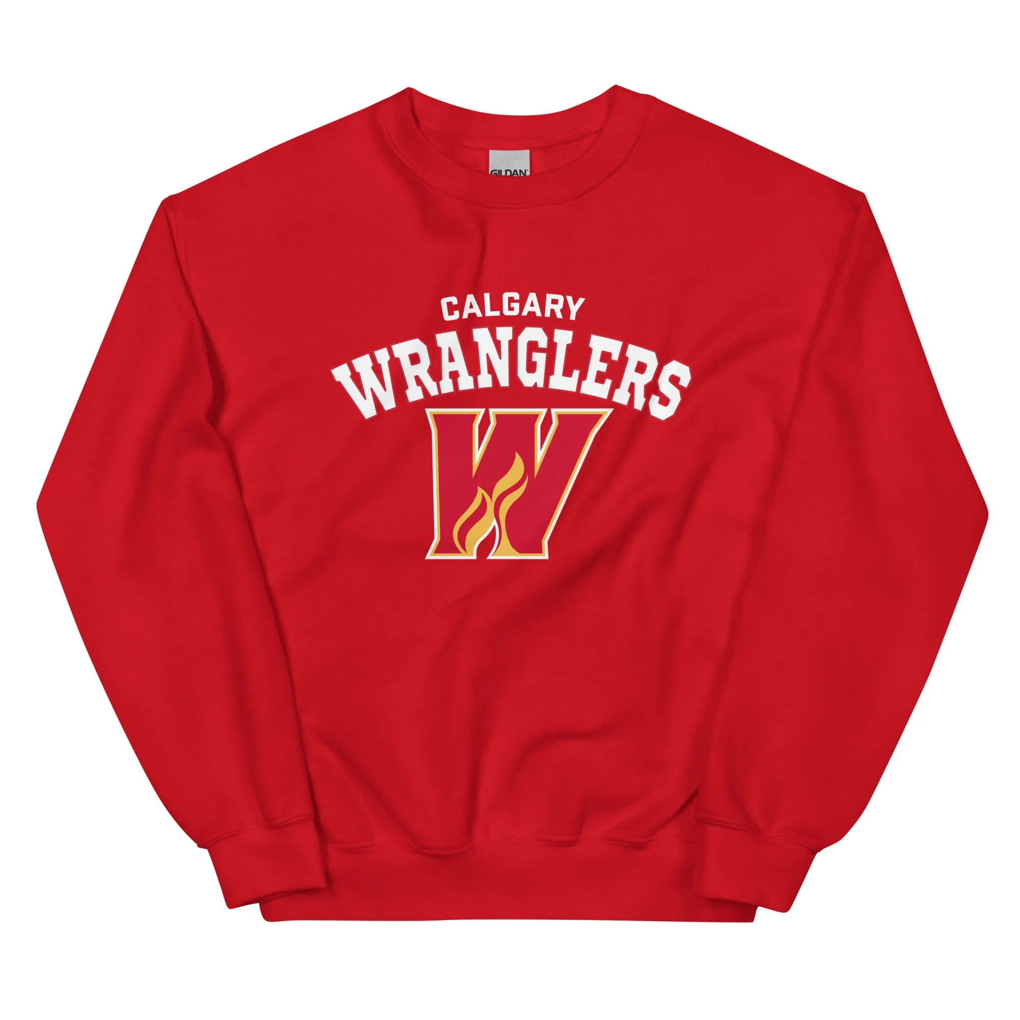 Calgary Wranglers Adult Arch Crewneck Sweatshirt