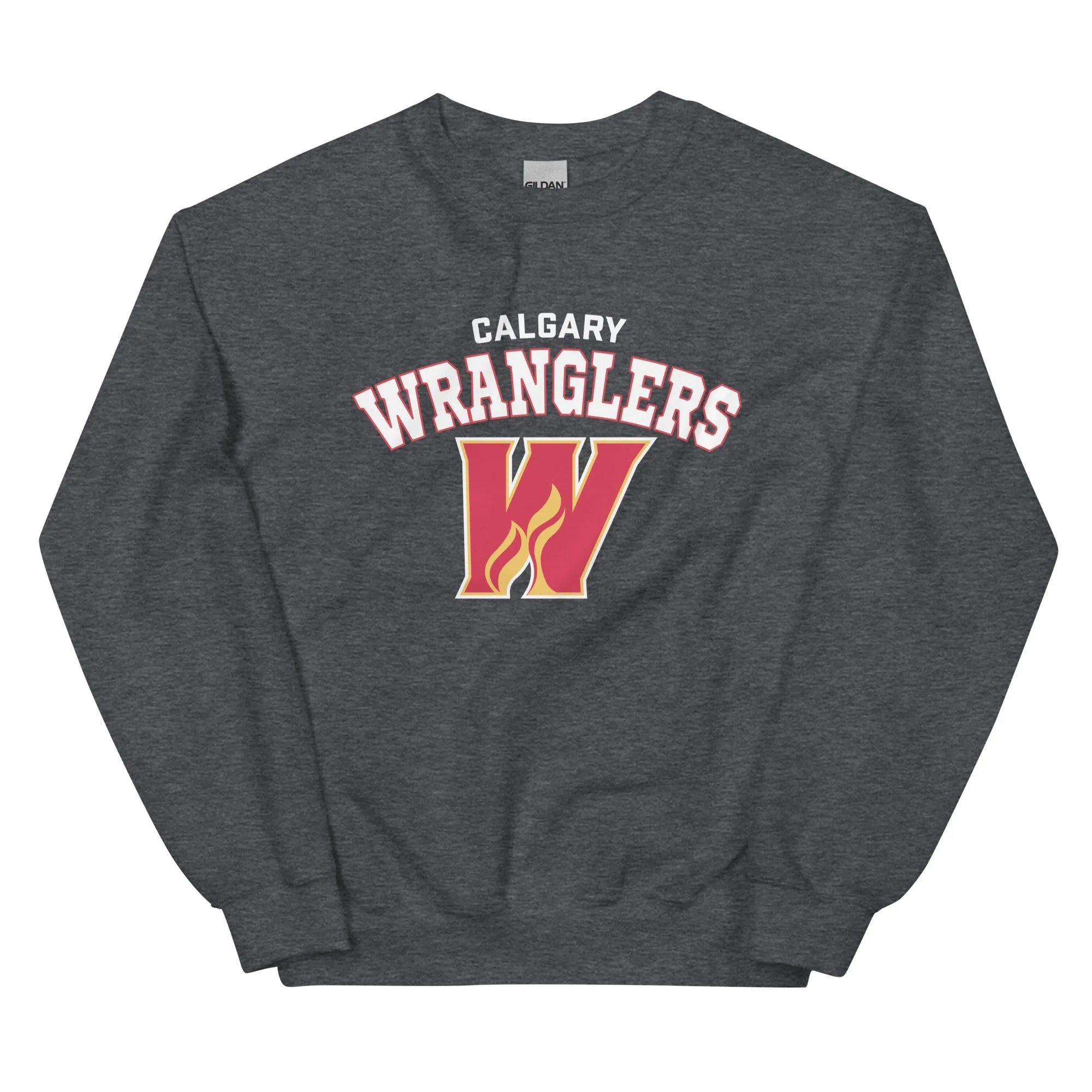 Calgary Wranglers Adult Arch Crewneck Sweatshirt