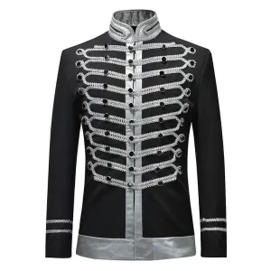 Casual Thread Slim Fit Single Breasted Drama Stage Costume Men Blazer