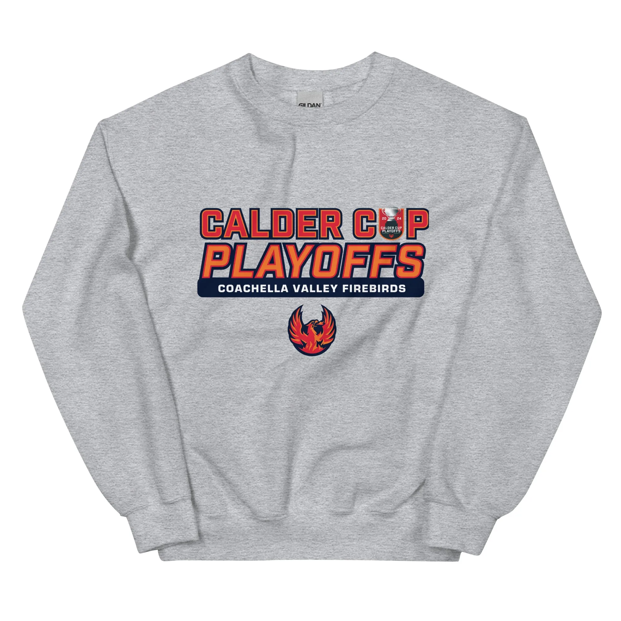 Coachella Valley Firebirds 2024 Calder Cup Playoffs Adult Crewneck Sweatshirt
