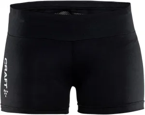 Craft Sportswear Women's Breakaway Running and Training Fitness Workout Reflective Hot Pant Shorts: dryfit/cool/lightweight/protection/sun/athletic/athleisure/quick/wicking/performance/exercise/trail, Black, Small