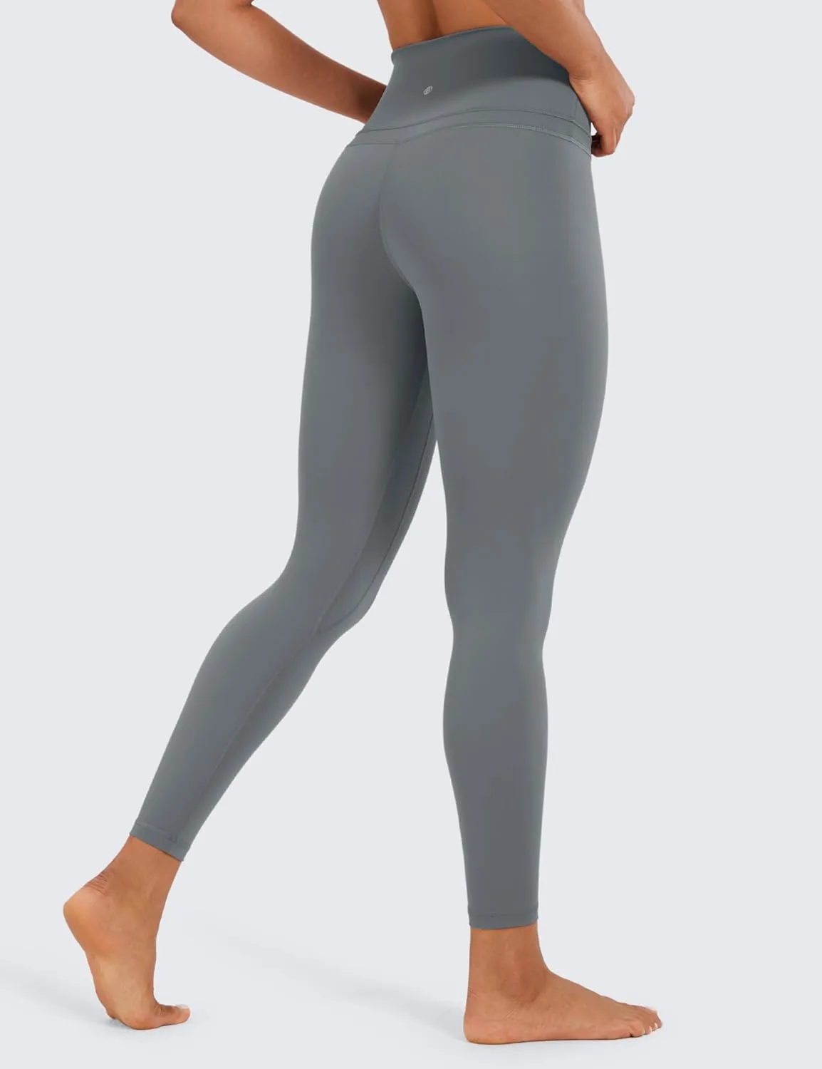 CRZ YOGA Womens Naked Feeling Workout 7/8 Yoga Leggings - 25 Inches High Waist Tight Pants