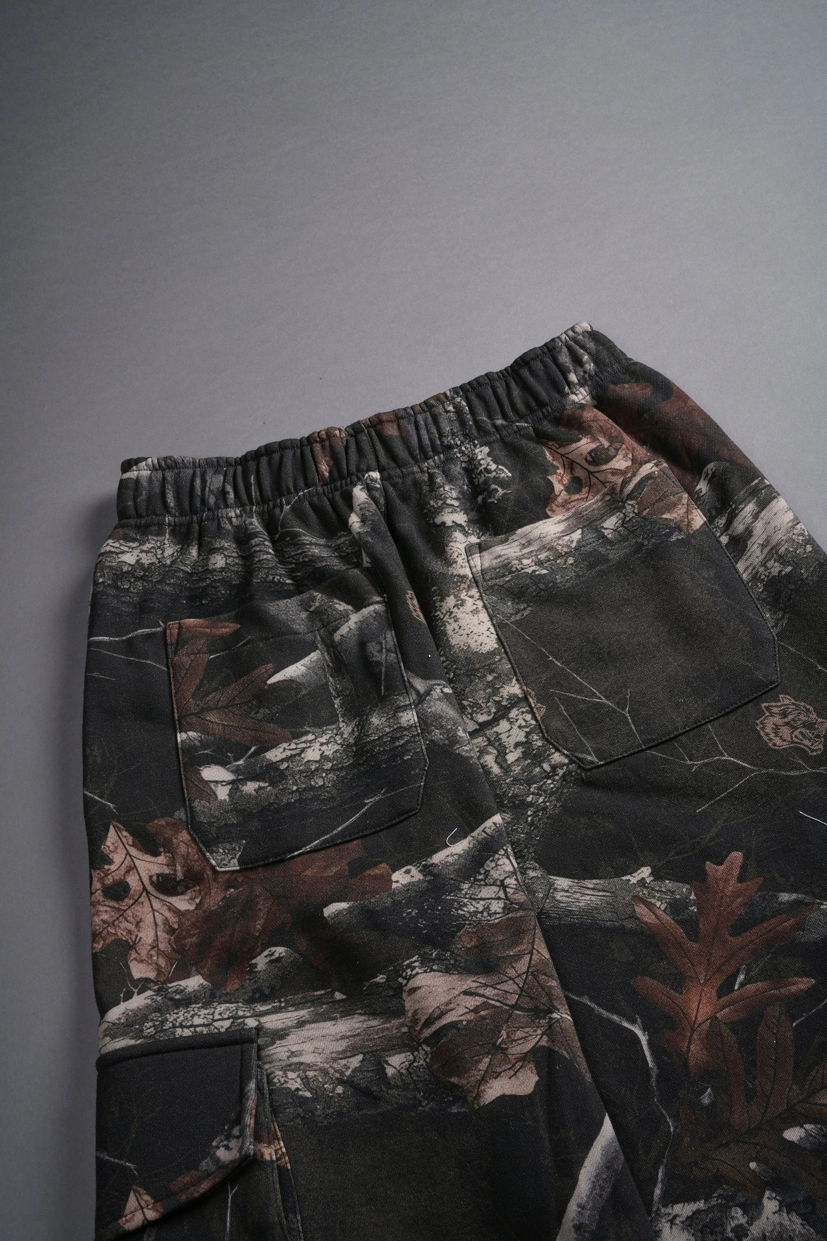 Darc Sport Wolves Durst Cargo Sweats in Darc Brown Woodland Camo