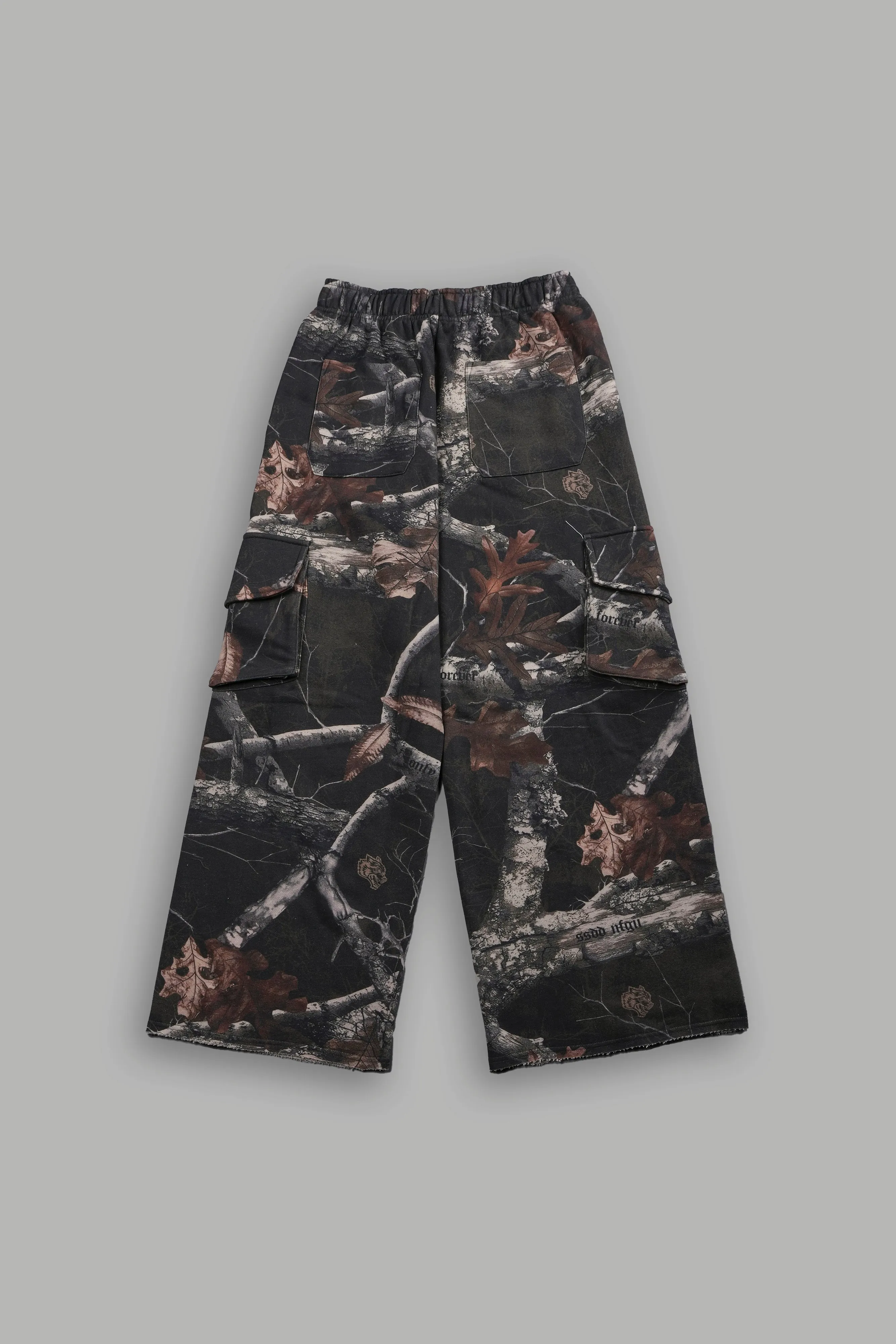 Darc Sport Wolves Durst Cargo Sweats in Darc Brown Woodland Camo