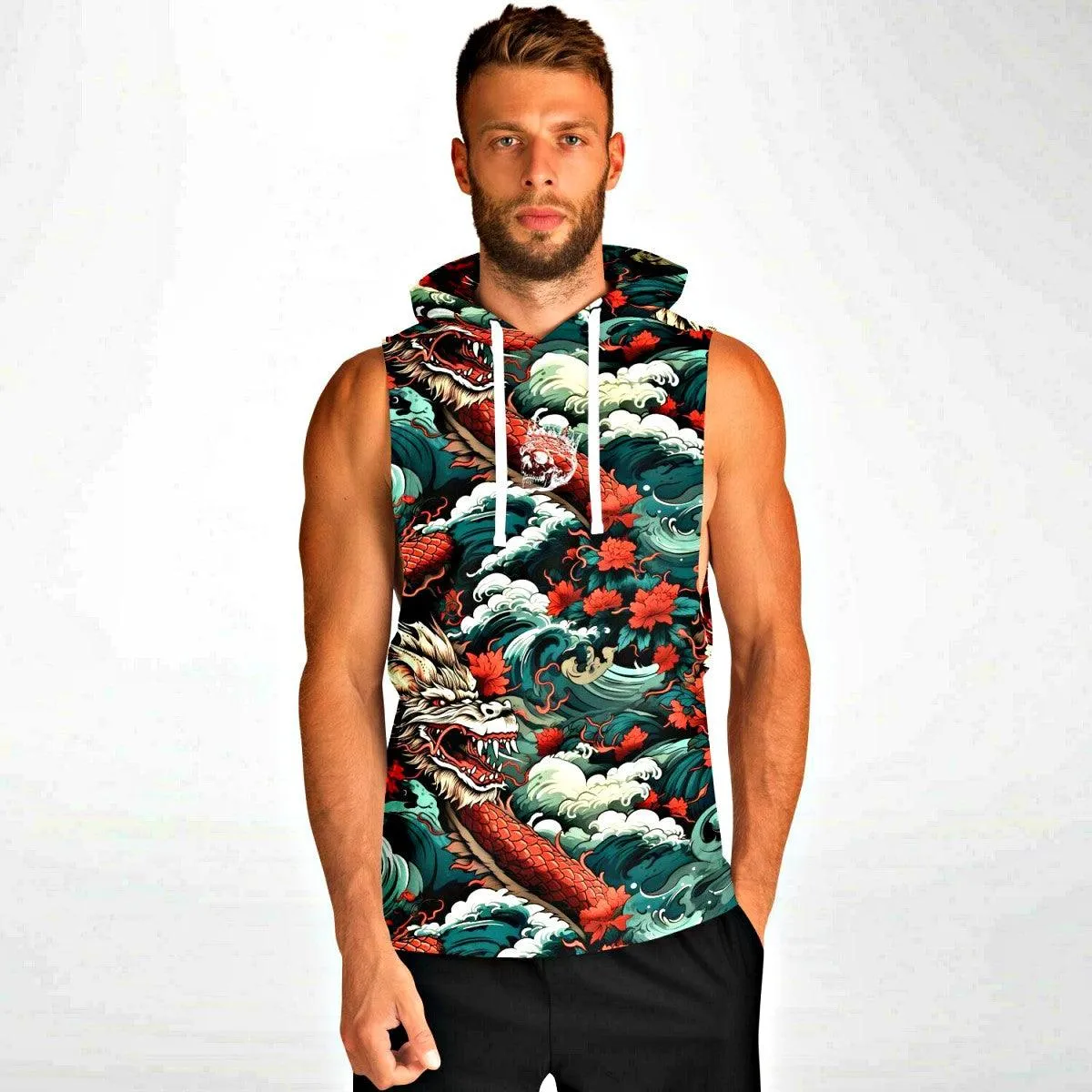 Dragon Slayer Sleeveless Workout Hoodie
