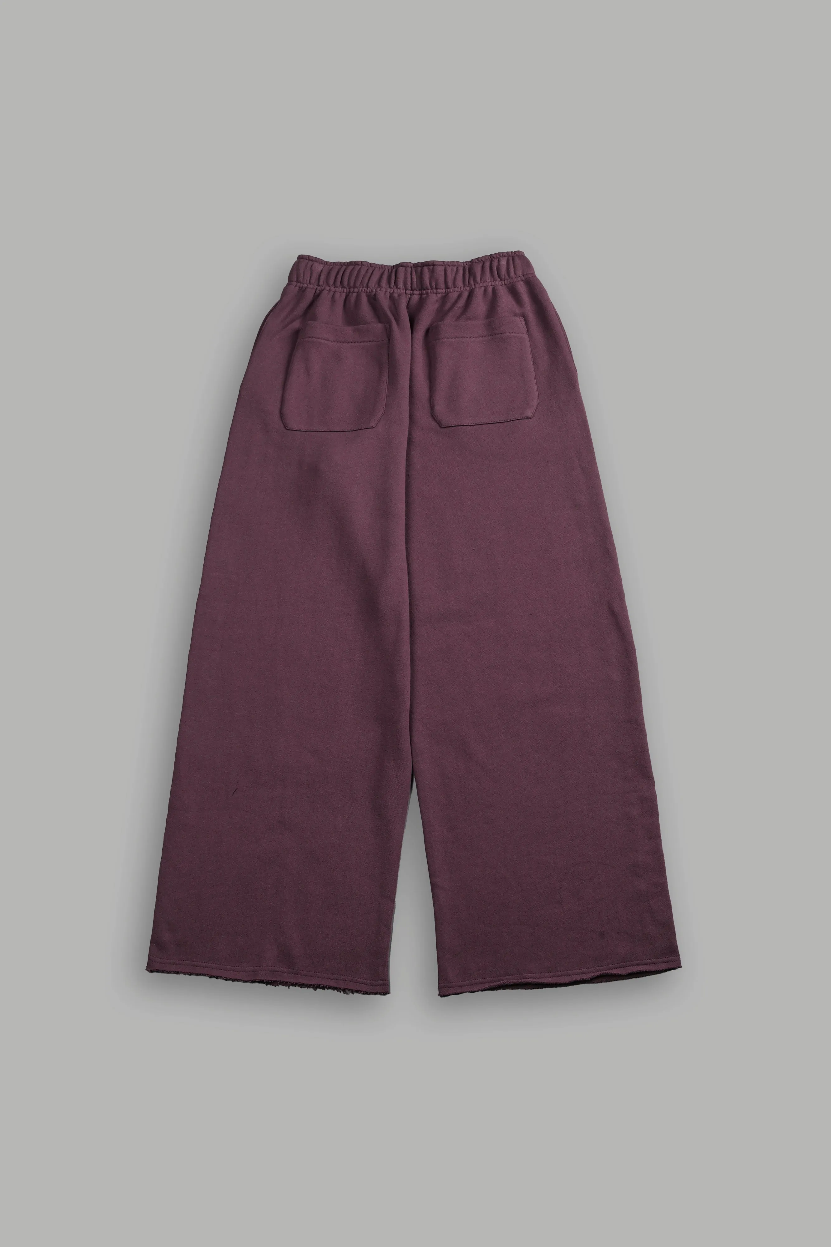 Dual Wolf Stud Durst Sweats V2 in Darc Purple