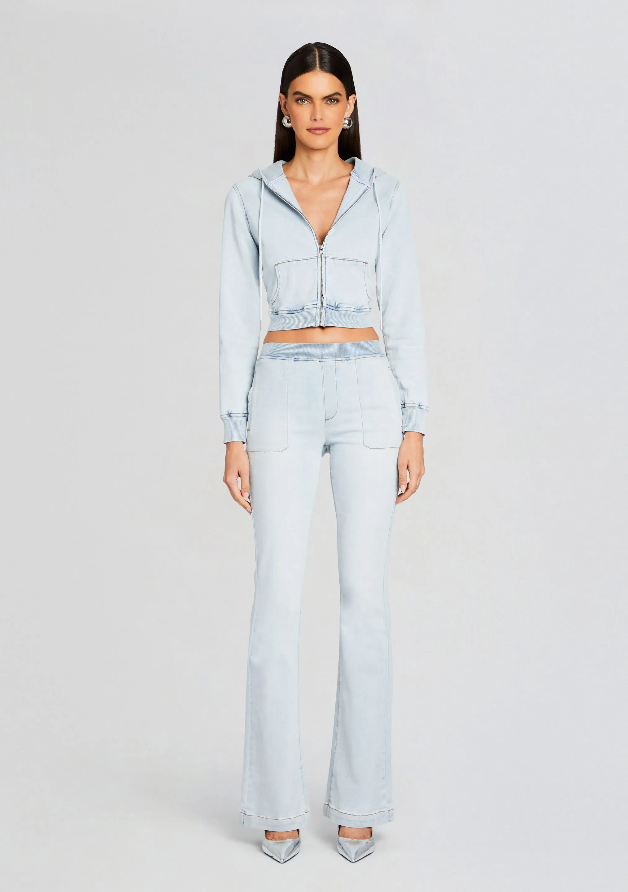Edith Terry Cropped Hoodie