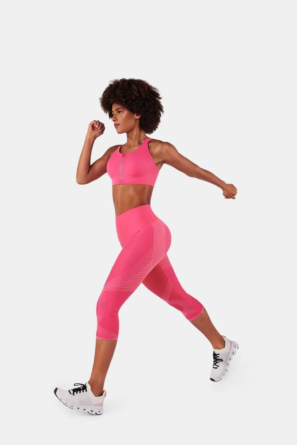 Fanka Body Sculpt Capri Leggings Reversible Wear Compression Leggings for Women Tummy Control Yoga Pants Workout