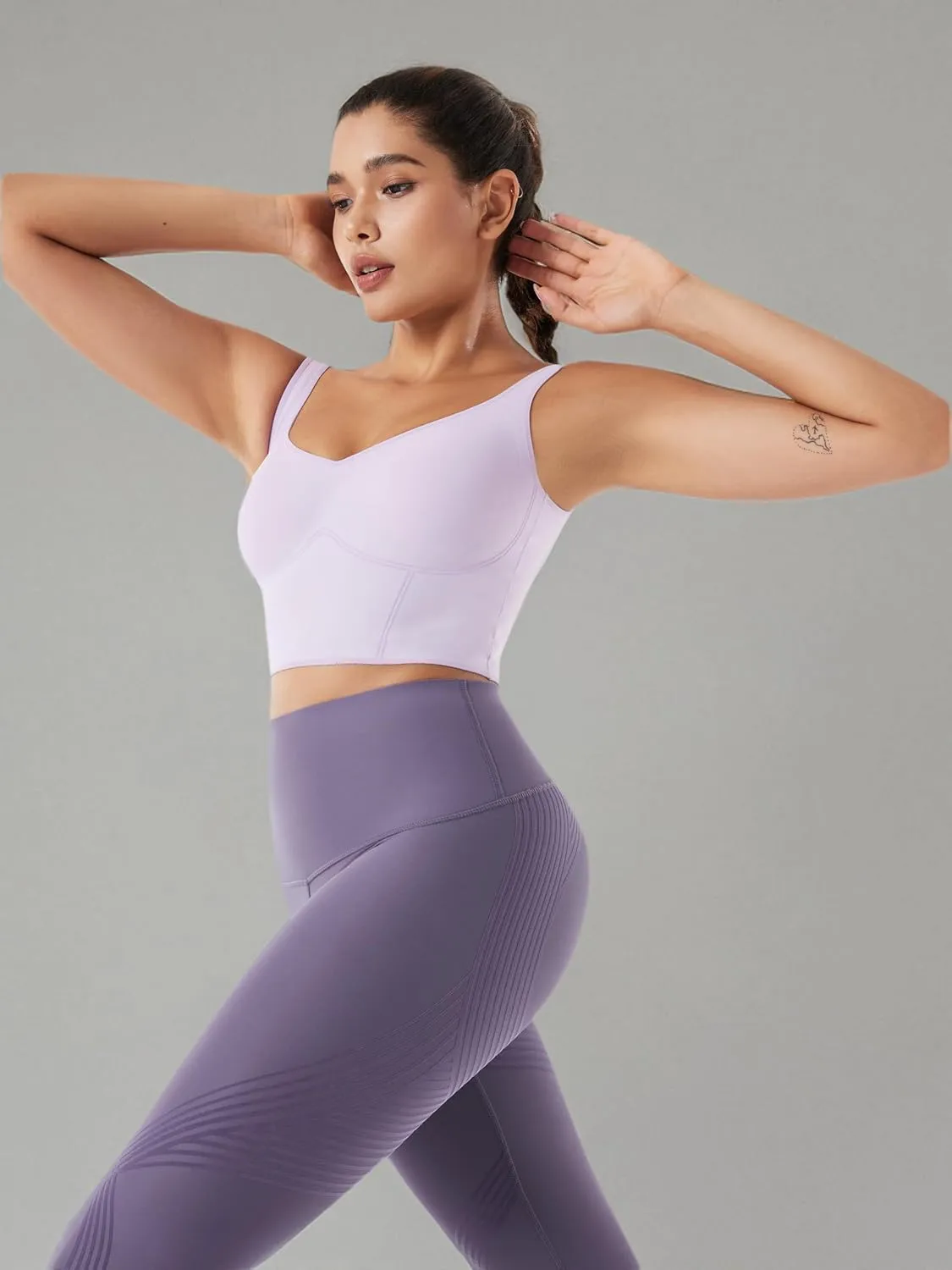 Fanka Body Sculpt Capri Leggings Reversible Wear Compression Leggings for Women Tummy Control Yoga Pants Workout