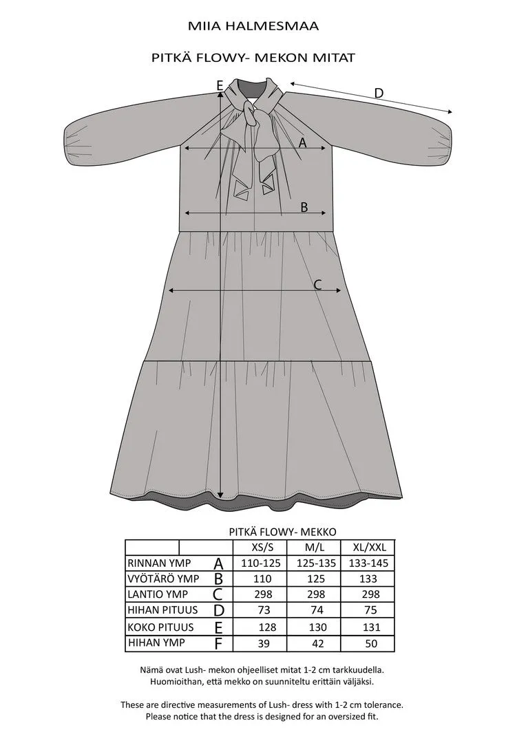 Flowy Dress Long Flowery Meadow