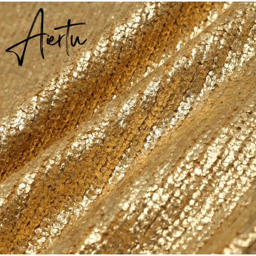 Gold Color O Neck Sweaters Women Fashion Long Sleeve Bright Silk Knit Pullover Female Autumn Elegant Office Ladies Loose Jumpers