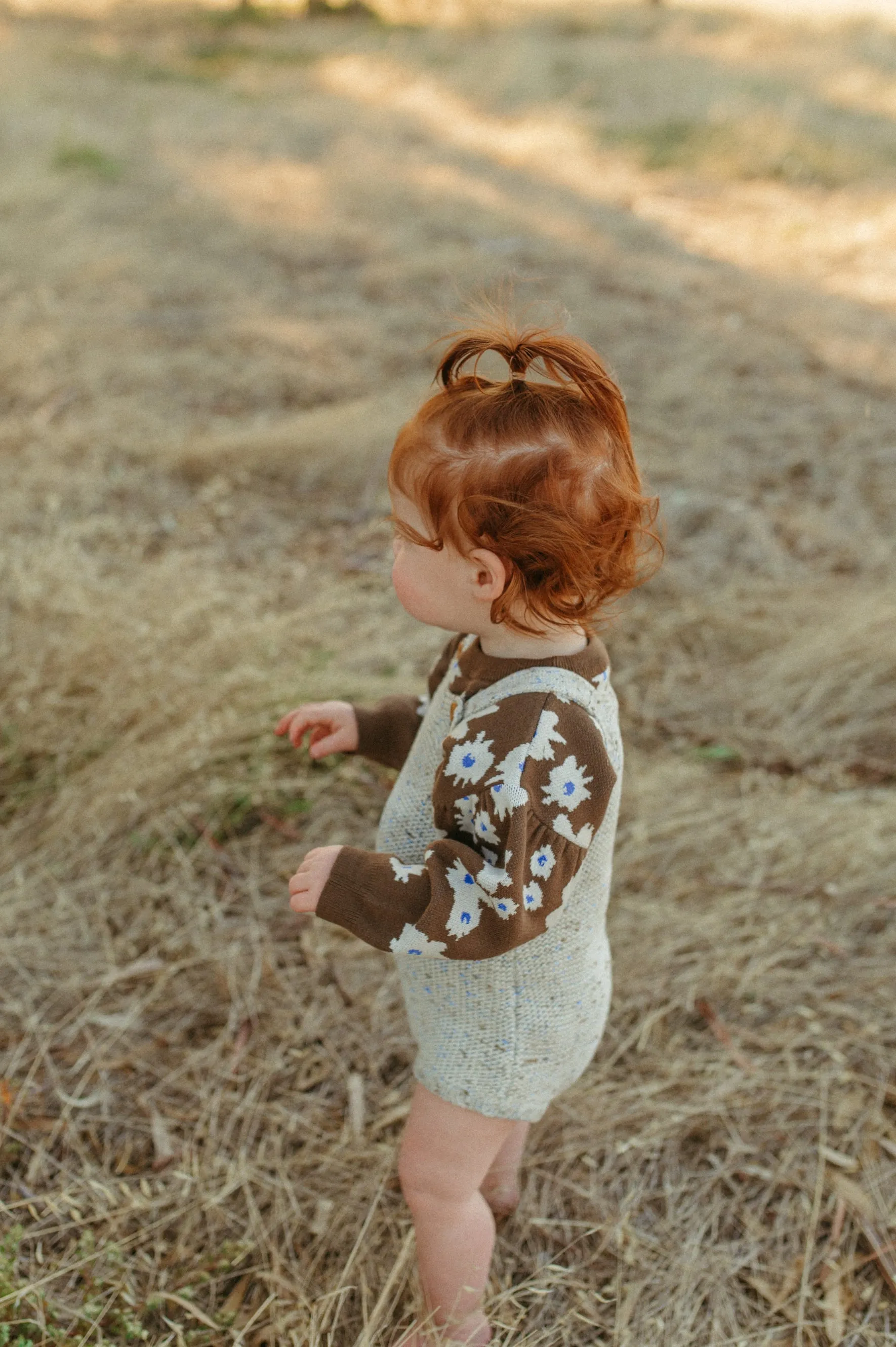 Grown Organic Funfetti Romper - Sea