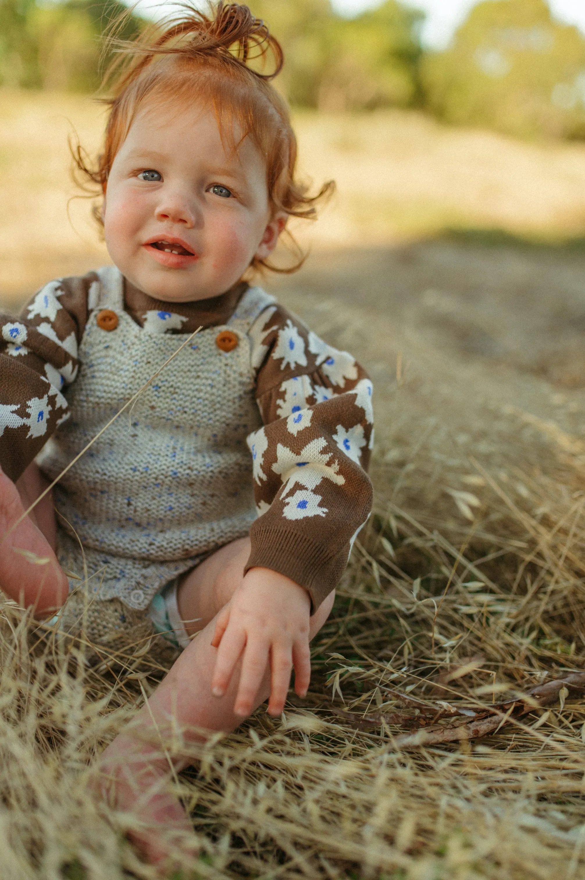 Grown Organic Funfetti Romper - Sea