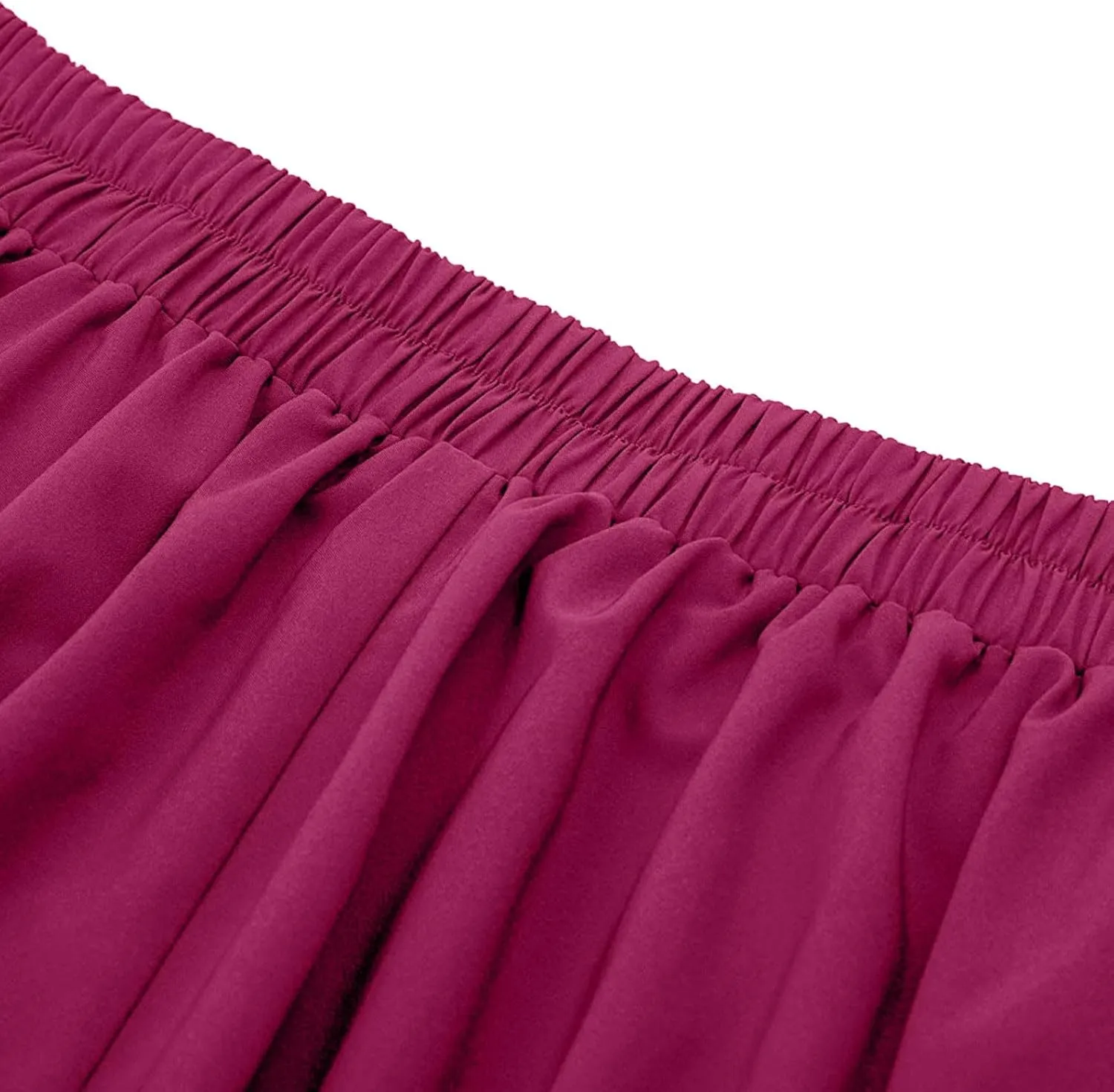 High Waisted Midi Skirt Women Vintage Skirts A Line Swing Skirt Elegant Maxi Skirts Dressy Skirt Elastic Summer Skirt