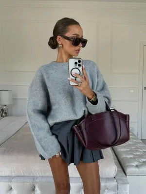 Knitted Long Sleeved O-neck Casual Knitted Sweater Women Fashion Solid Versatile Elegant  Sweaters Commute Street Pullover