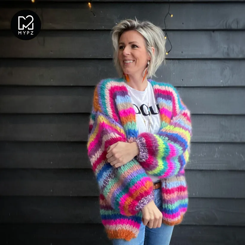 Knitting Kit – MYPZ Chunky Funky Mohair Cardigan No.15 (ENG-NL)