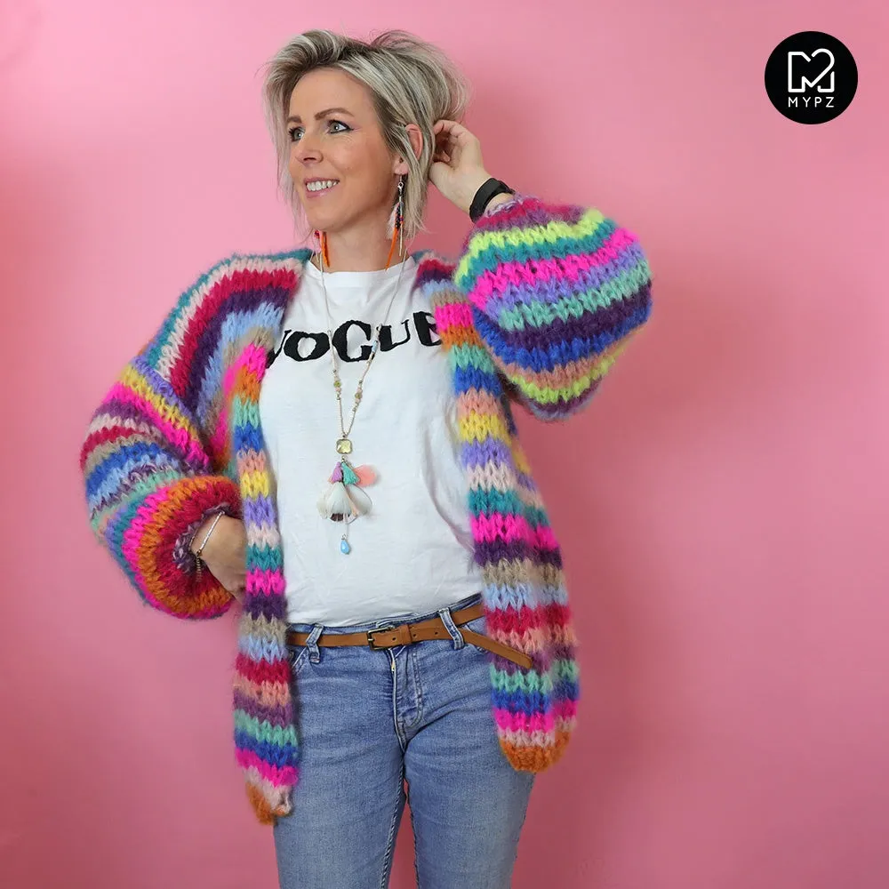 Knitting Kit – MYPZ Chunky Funky Mohair Cardigan No.15 (ENG-NL)