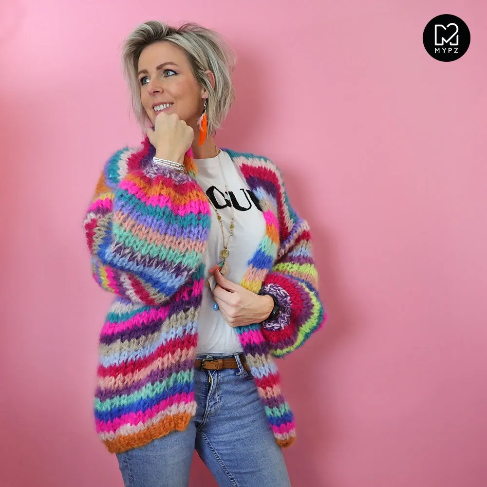 Knitting Kit – MYPZ Chunky Funky Mohair Cardigan No.15 (ENG-NL)