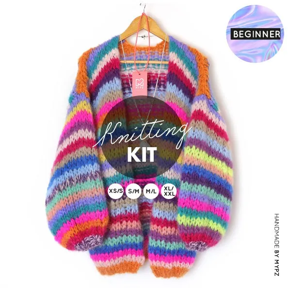 Knitting Kit – MYPZ Chunky Funky Mohair Cardigan No.15 (ENG-NL)