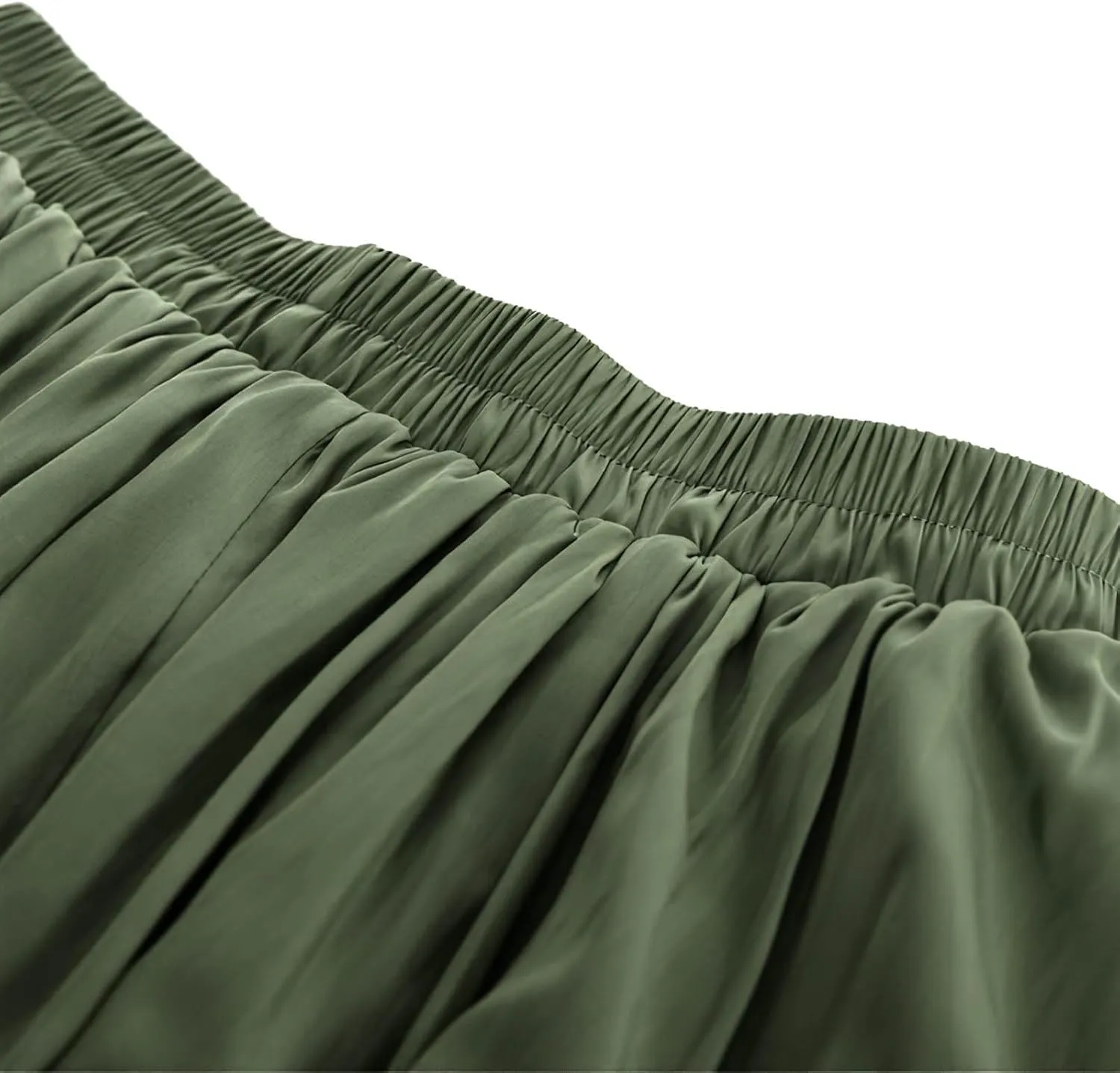 Maxi Skirts for Women High Waist Renaissance Double Layered Long Skirt Vintage Pleated Flowy Solid Summer Skirt