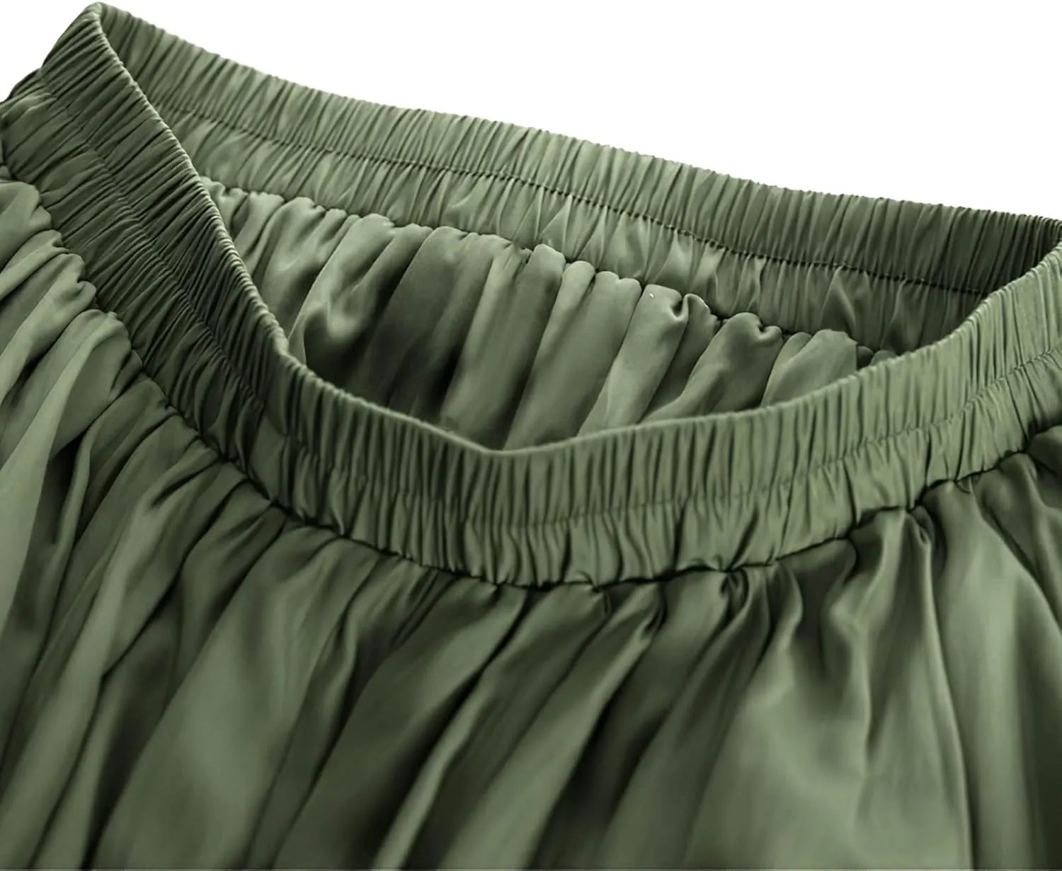 Maxi Skirts for Women High Waist Renaissance Double Layered Long Skirt Vintage Pleated Flowy Solid Summer Skirt