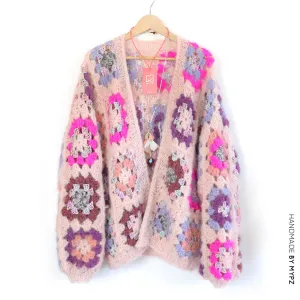 MYPZ Chunky Mohair Granny square cardigan Rosalie