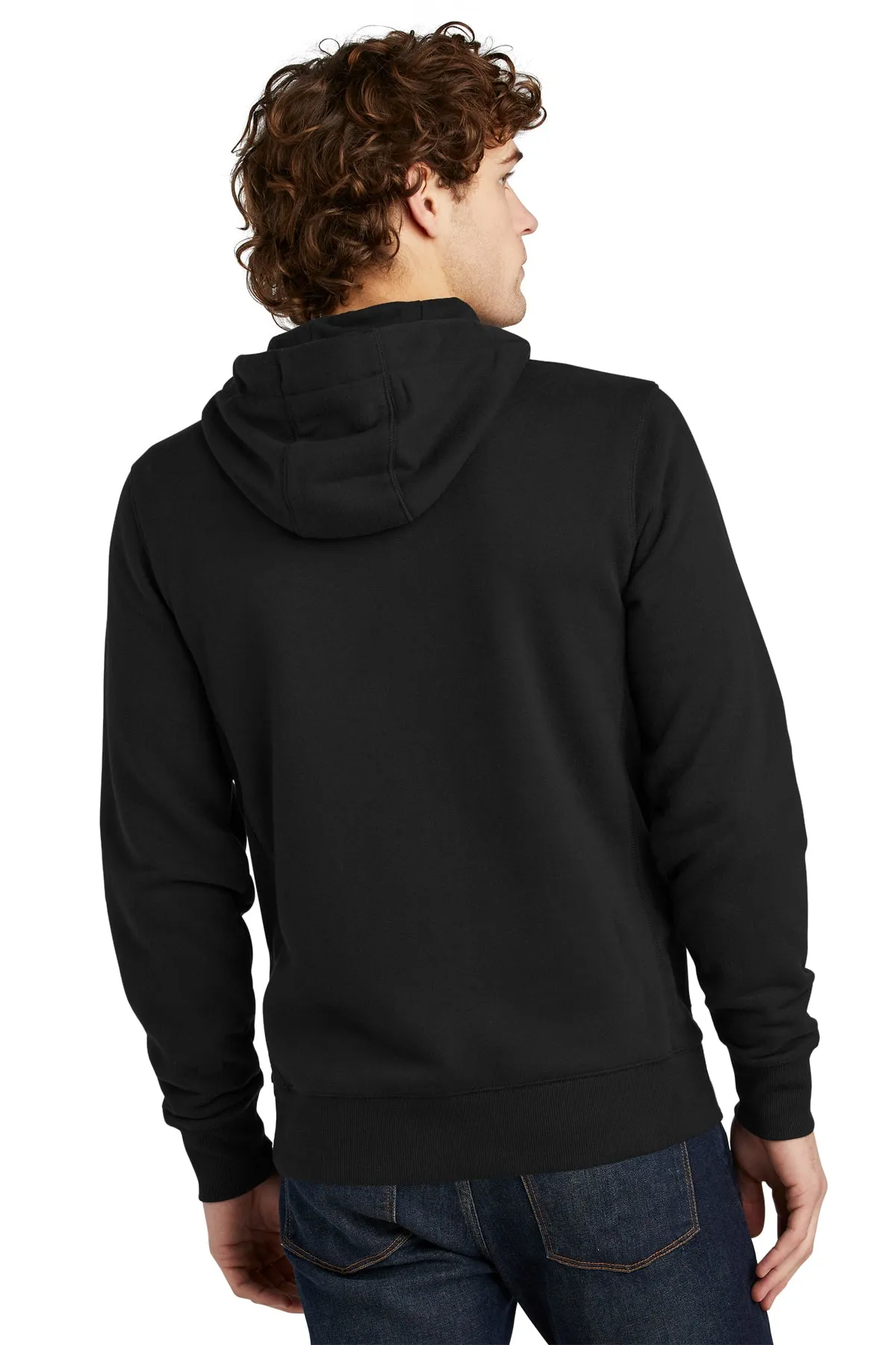 New Era French Terry Custom Zip Hoodies, Black