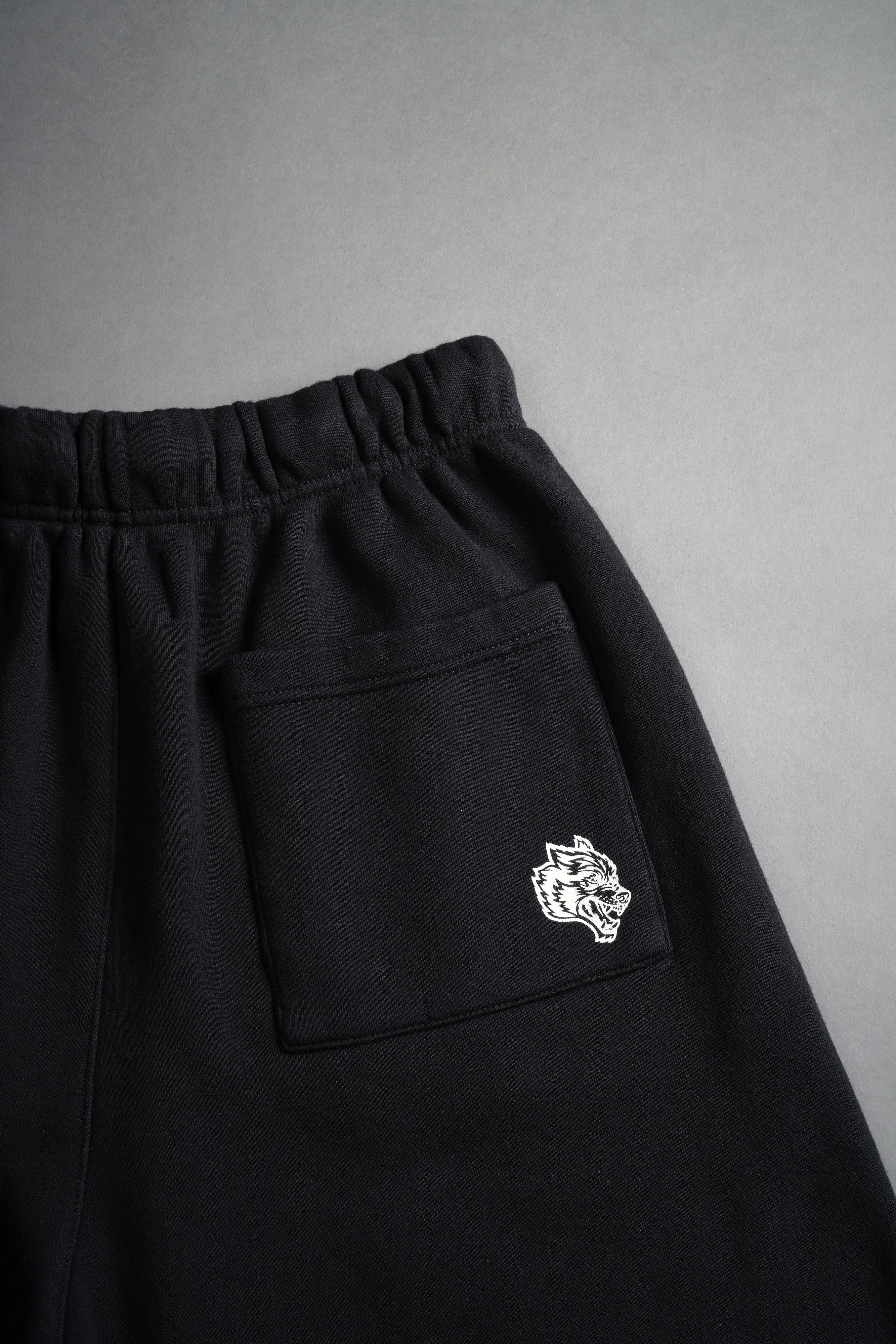 Our Mantra Oversized Post Lounge Sweat Shorts in Black