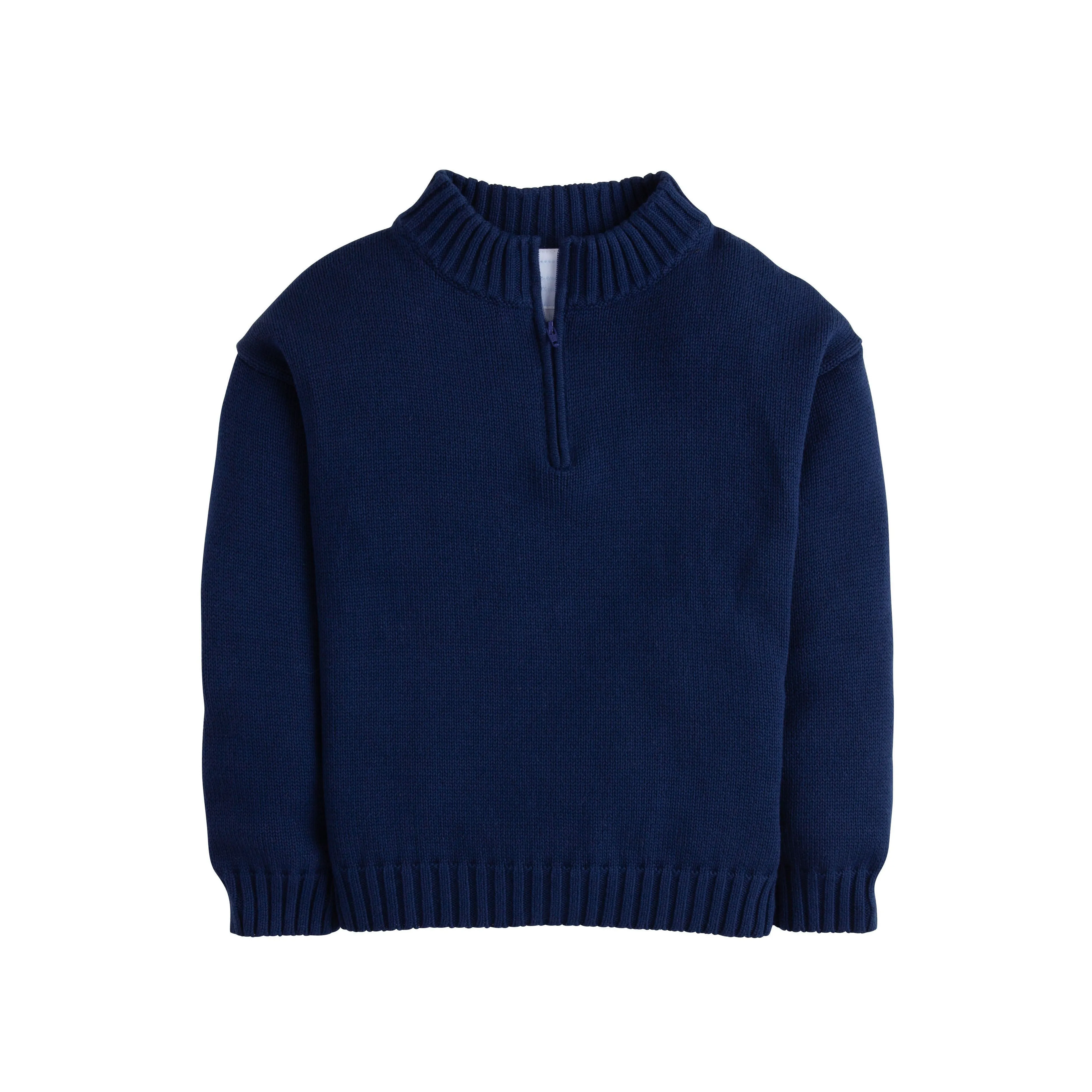 Quarter Zip Sweater - Navy
