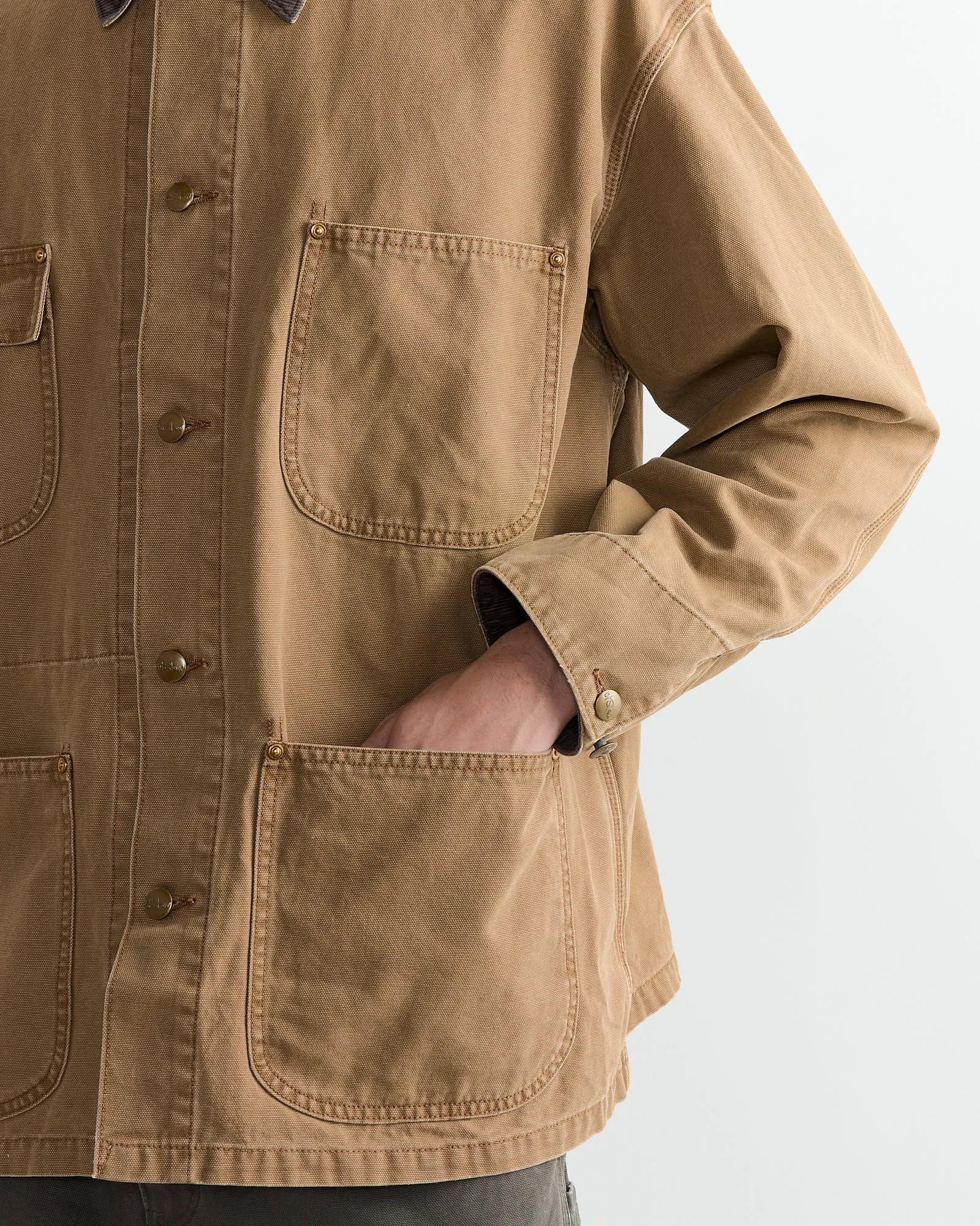 Relax Fit Coverall in Brown