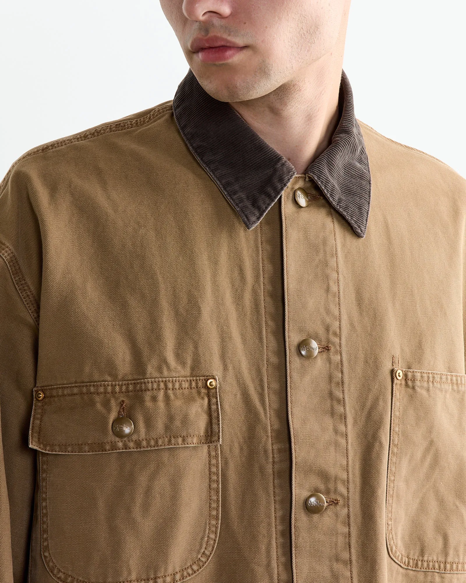 Relax Fit Coverall in Brown