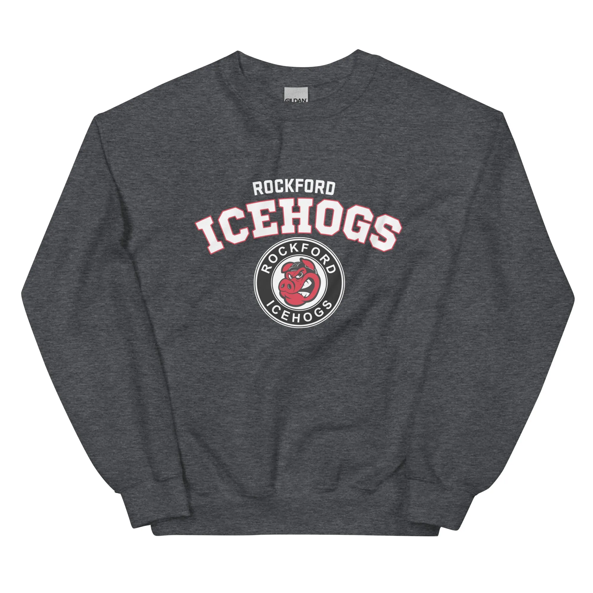 Rockford IceHogs Adult Arch Crewneck Sweatshirt