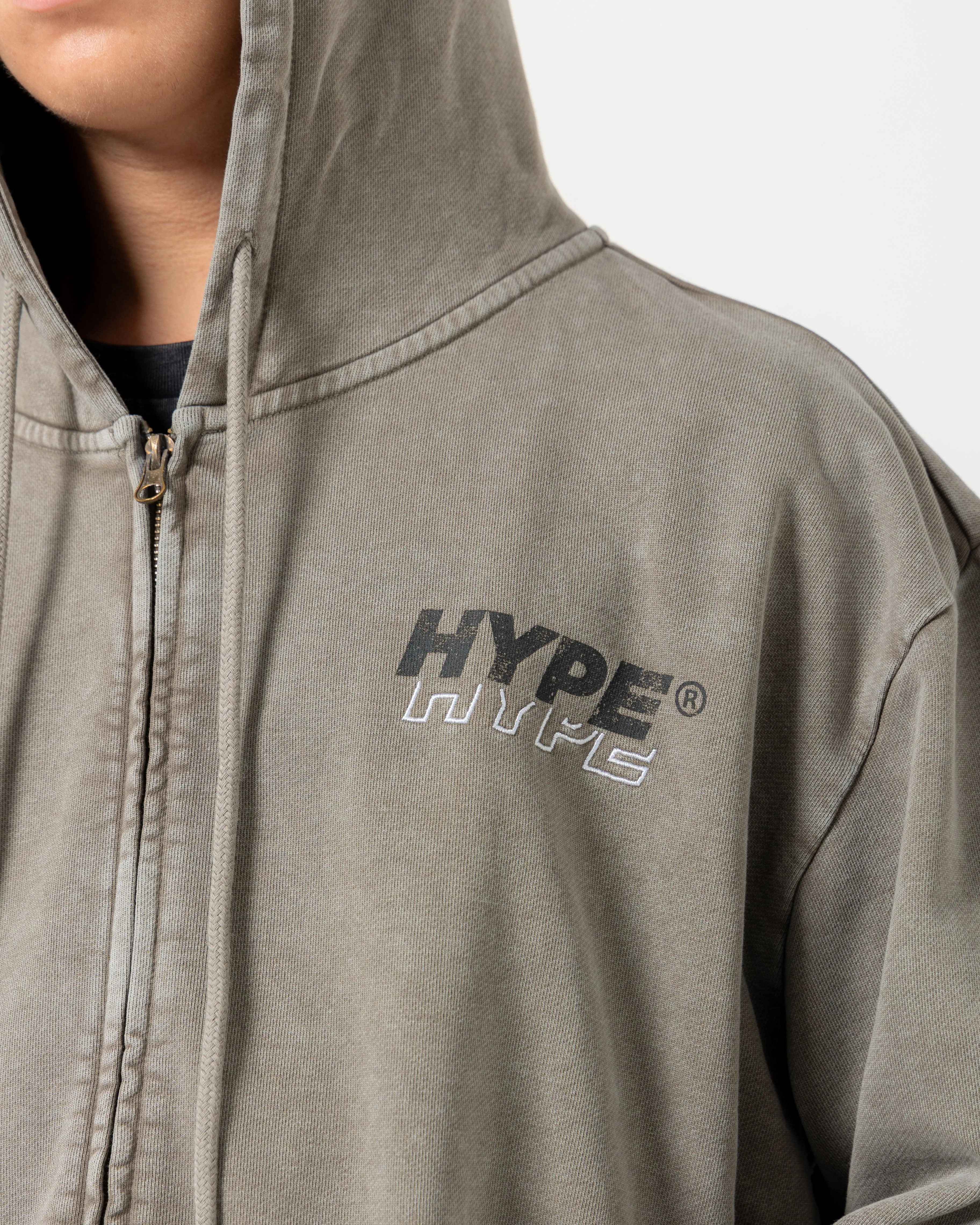Signature Italic Zip Hoodies