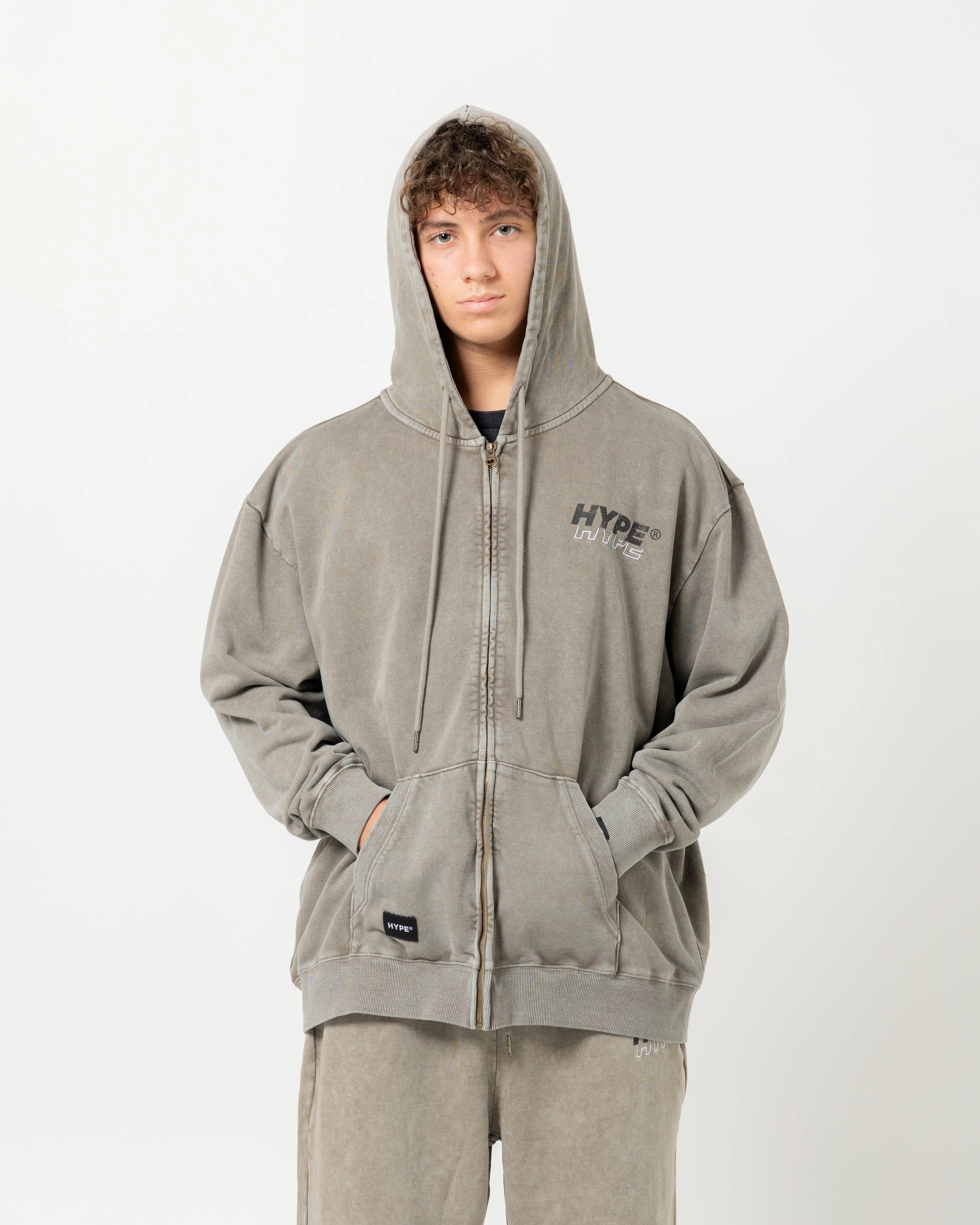 Signature Italic Zip Hoodies