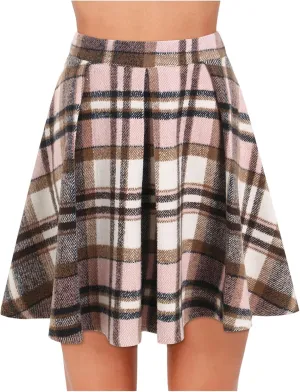 Skirts for Women Summer Pleated Mini Skirt Casual Dressy Flowy High Waisted Skirts Beach Vacation Outfits Clothes