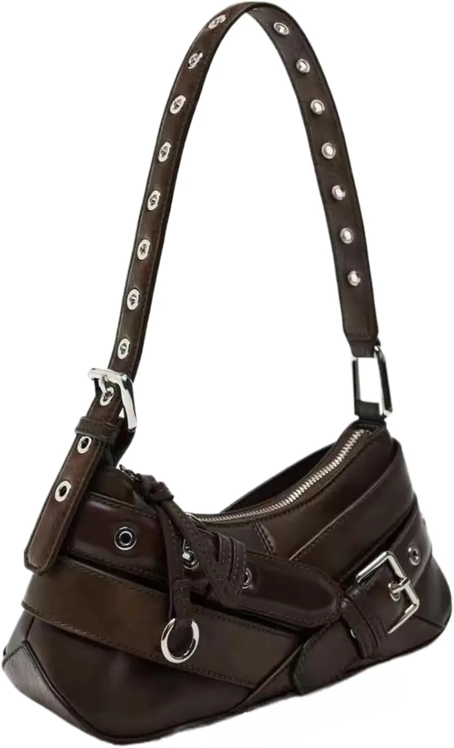 Studded Purse Y2k Purse Small Shoulder Bag for Women Vegan Leather Bag Grunge Purse Aesthetics Bag