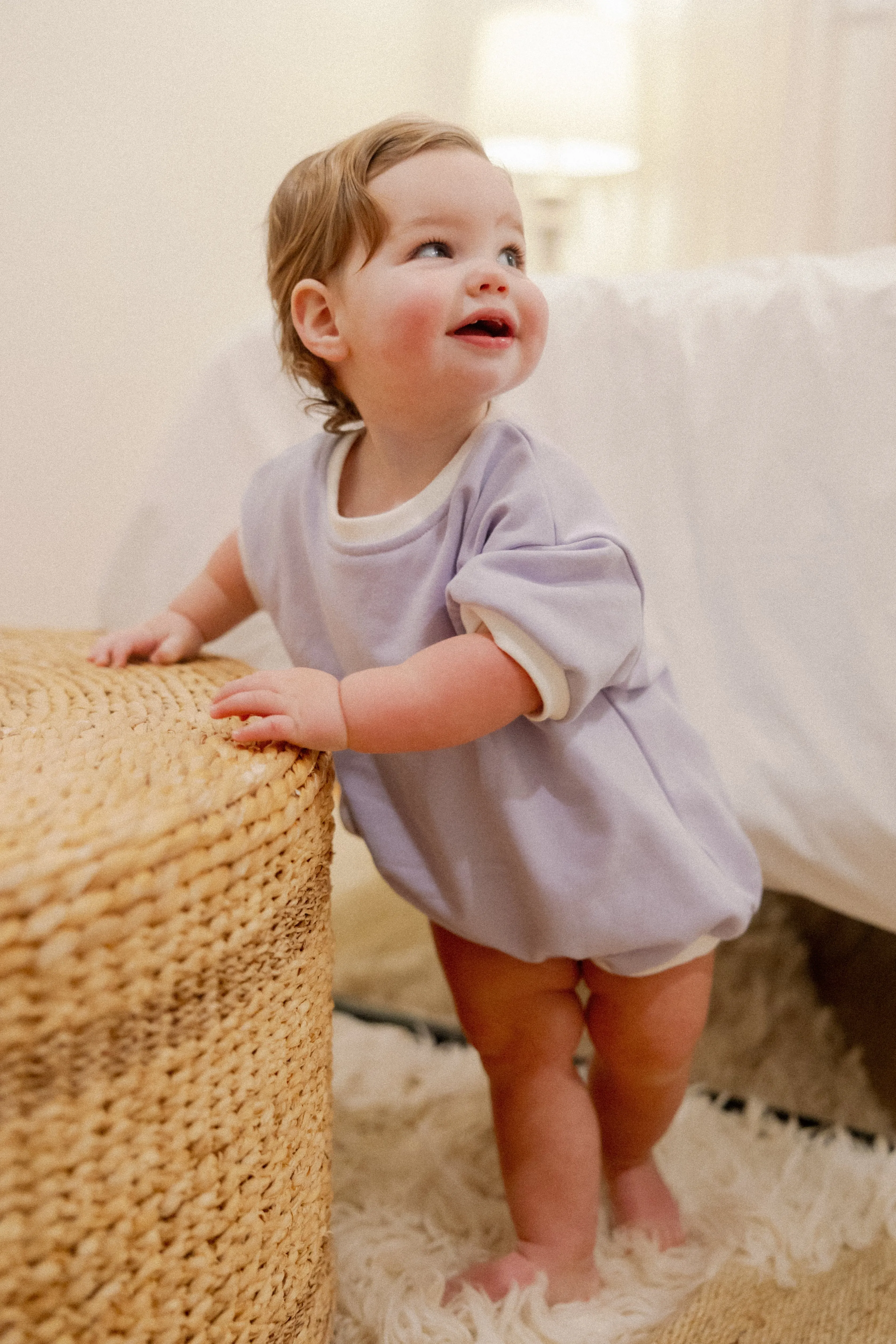 Sullivan Romper in Lavender
