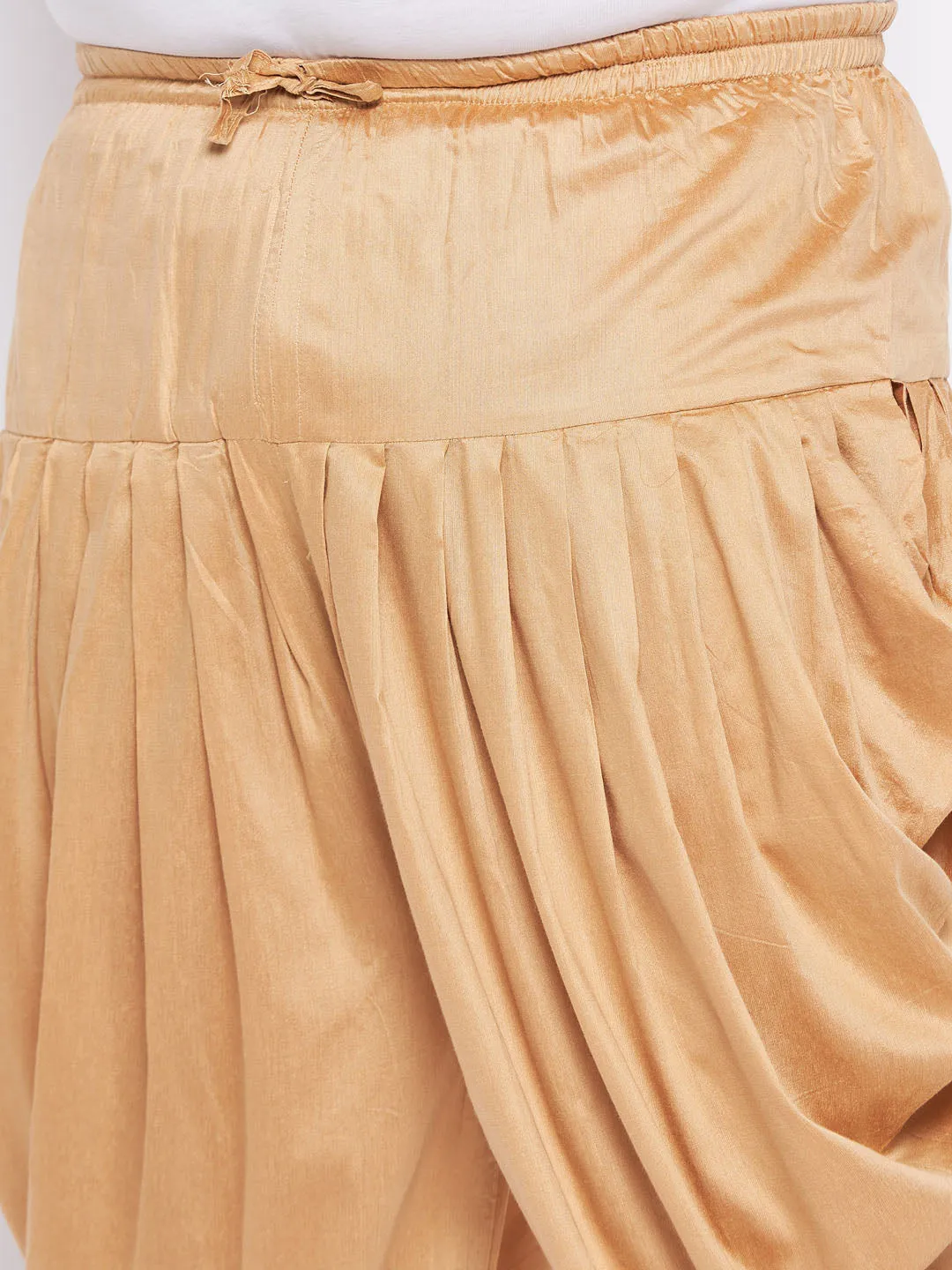 VASTRAMAY Rose Gold Nehru Jacket Set