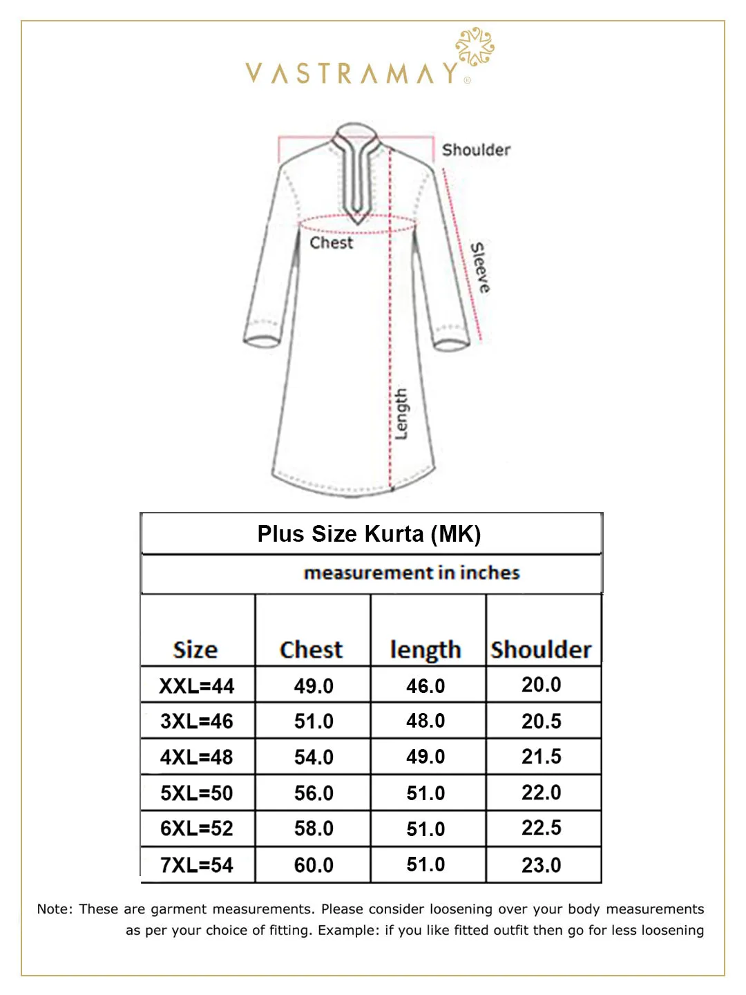 VASTRAMAY White Chikankari Embroidered Men's Kurta